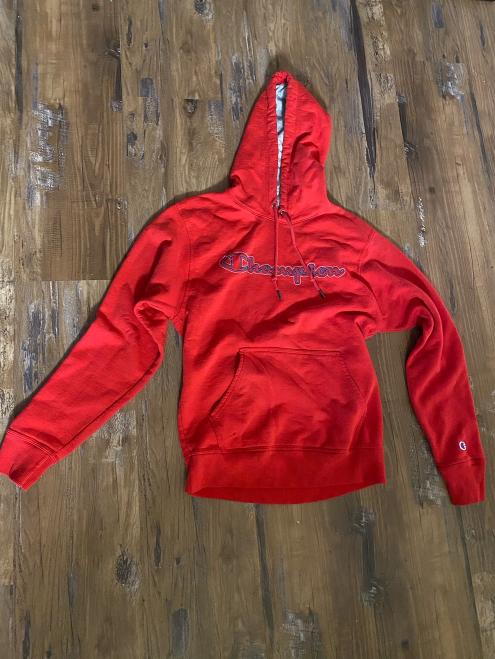 Champion Red Women's Hoodie Sweater